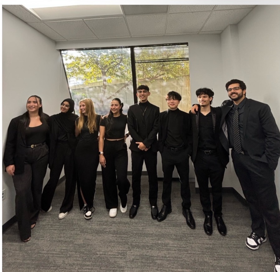 Romansphere team members in the office